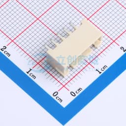 【插件】米色 1x5P 间距:2.54mm 直插 系列:XH 插件铜缩略图