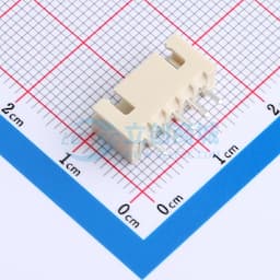 【插件】米色 1x5P 间距:2.54mm 直插 系列:XH 插件铜缩略图