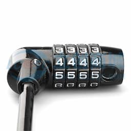 santo(赛拓)，四码密码锁，加长密码锁，柜子锁头文件箱包U型长梁挂锁，0466缩略图