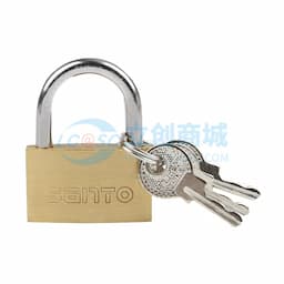 santo(赛拓)，铜挂锁，宿舍门锁，防盗窗锁，水电表箱锁，抽屉旅行箱包锁GY，30mm，0053-D缩略图