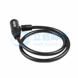 santo(赛拓)，钢缆锁，自行车锁山地车锁，防盗车锁，单车锁电车锁8*650mm，0549缩略图