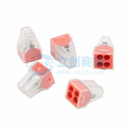 santo(赛拓)，[1袋100个]PCT-104四孔电线连接器硬线接线端子电工并线器，5342缩略图