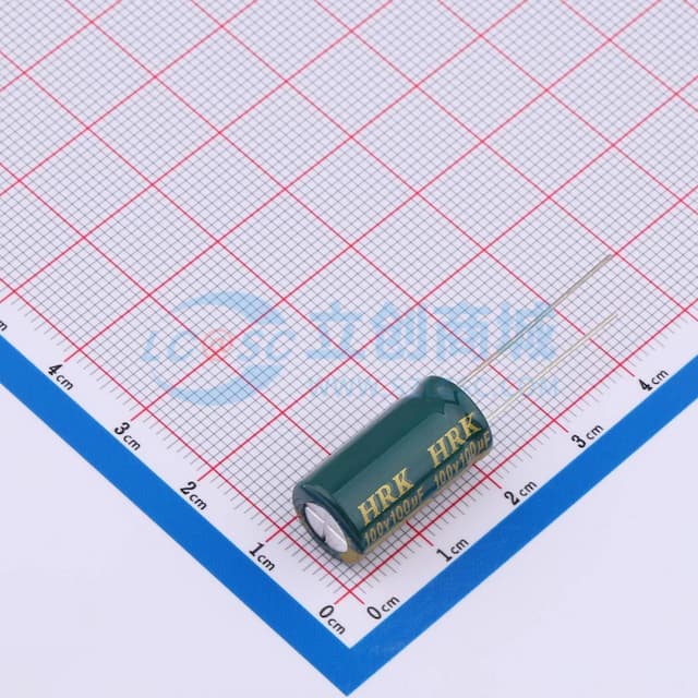 100uF ±20% 100V 【插件】实物图