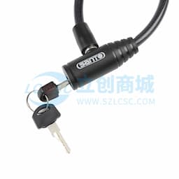 santo(赛拓)，钢缆锁，自行车锁山地车锁，防盗车锁，单车锁电车锁8*650mm，0549缩略图