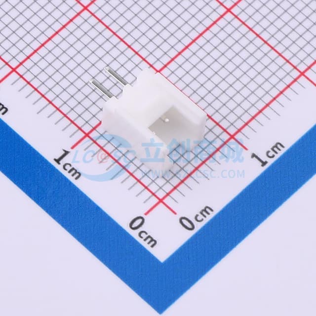 【插件】1x2P 间距:2mm 直插 系列:HY实物图