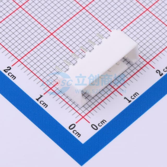 【插件】1x6P 间距:2.5mm 直插 系列:XHB实物图