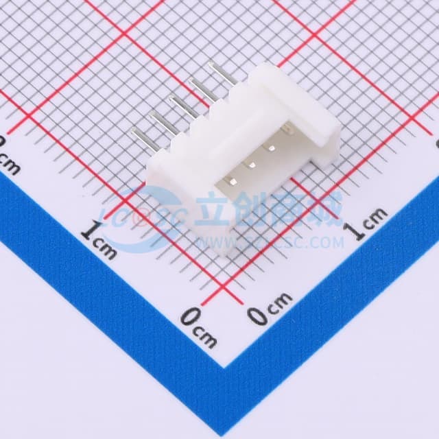 【插件】1x5P 间距:2mm 直插 系列:HY实物图