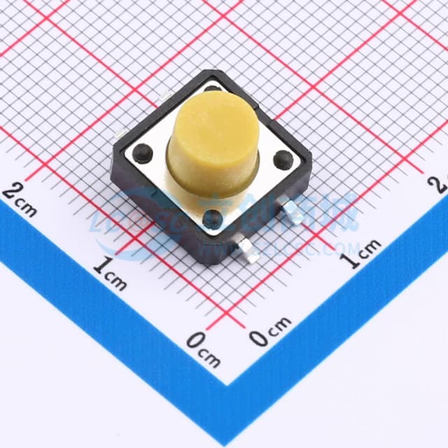 12*12*8mm 贴片 轻触开关实物图