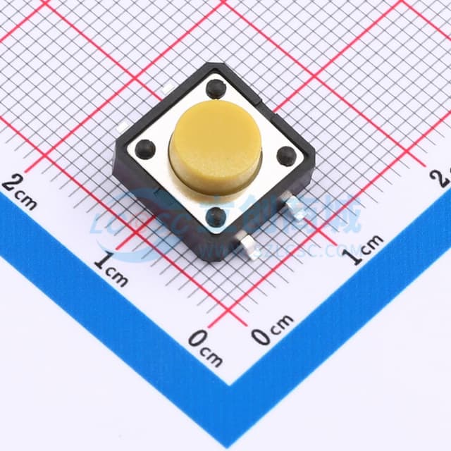 12*12*6mm 贴片 轻触开关实物图