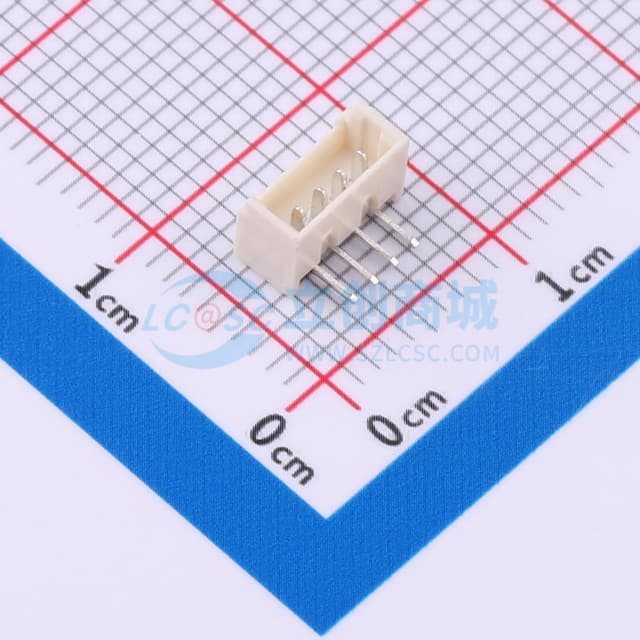 【插件】1x4P 间距:1.25mm 弯插 系列:PicoBlade(MX 1.25)实物图