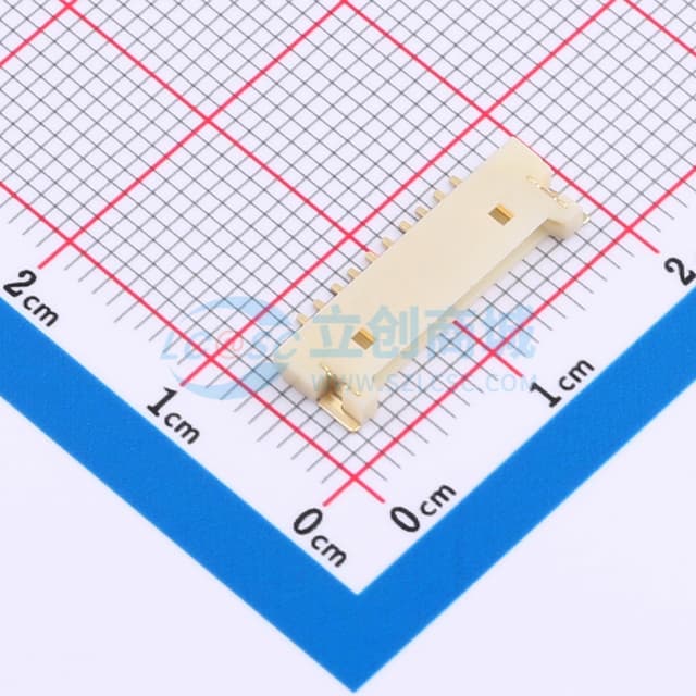 米色 1x10P 间距:1.25mm 卧贴 系列:PanelMate(MX 1.25)实物图