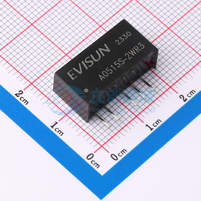 【插件】DC-DC输入5V输出±15V ±67mA 2W实物图
