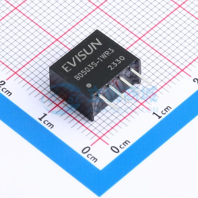 【插件】DC-DC输入5V输出3.3V 303mA 1W输出短路保护实物图