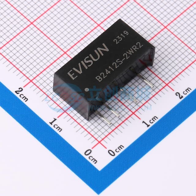 【插件】DC-DC输入24V输出12V 167mA 2W输出短路保护实物图