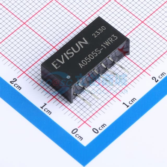 【插件】DC-DC输入5V输出±5V ±100mA 1W实物图