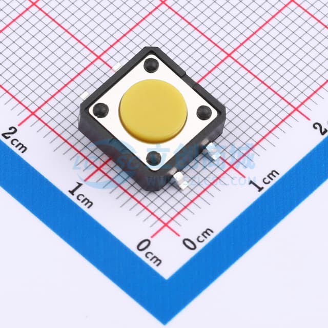 12*12*4.5mm 贴片 轻触开关实物图