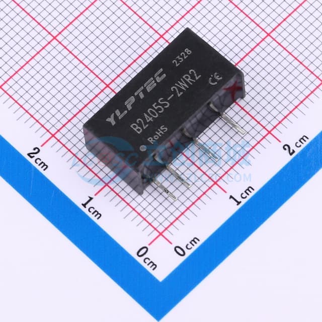 【插件】 2W定电压输入隔离非稳压单路输出DC/DC电源模块实物图