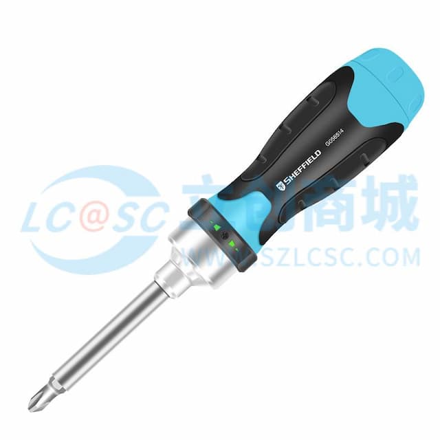 SHEFFIELD(钢盾)，14pc棘轮螺丝批，G056514实物图