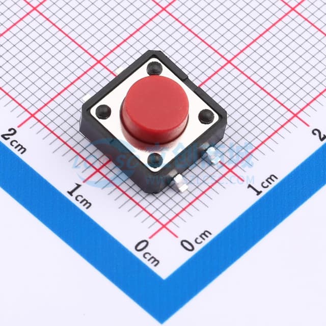12*12*6mm 贴片 轻触开关实物图