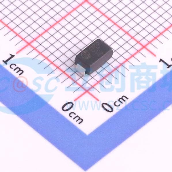 双向TVS 13V截止 峰值浪涌电流：18.6A实物图