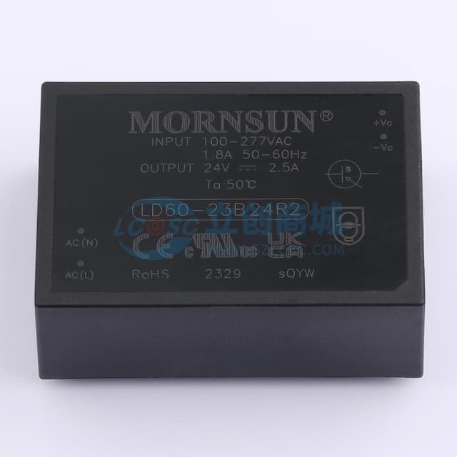 【插件】60W AC-DC模块电源实物图