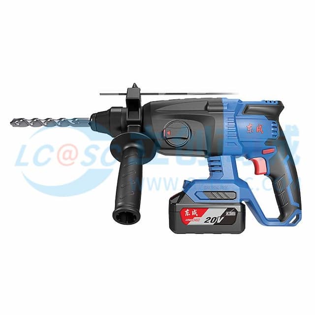 东成，充电式无刷电锤，含20V/4Ah两电一充，DCZC04-24E，00401150001实物图