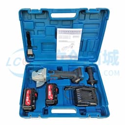 东成，充电式角向磨光机，包含两电一充，18V/4Ah，DCSM02-100E，00001010001缩略图