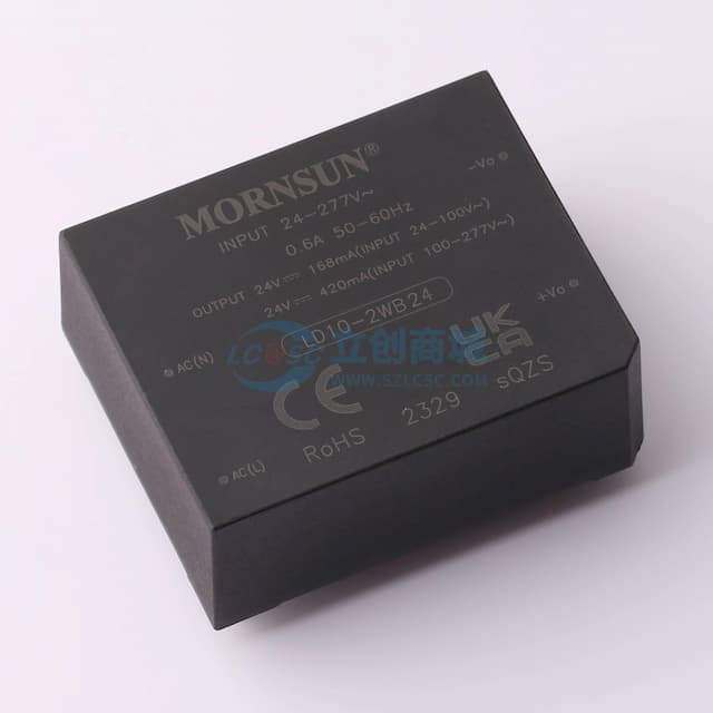【插件】10W AC-DC模块电源，超宽输入电压范围实物图