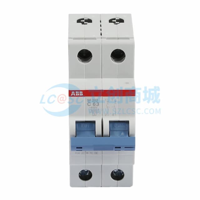 ABB 微型断路器 SF202-C63实物图