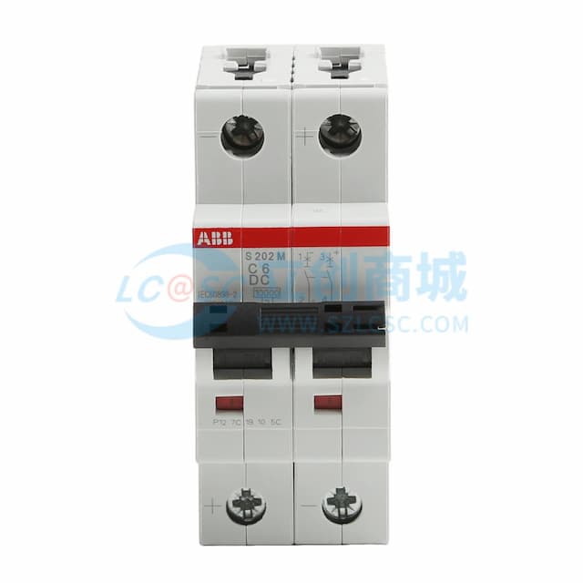 ABB 微型断路器 S202M-C6DC实物图