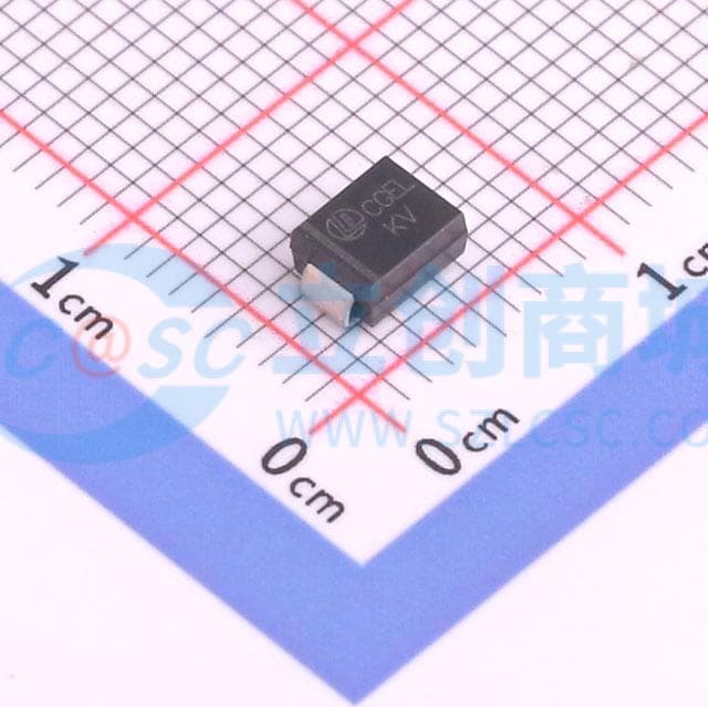 单向TVS 9V截止 峰值浪涌电流：39A实物图