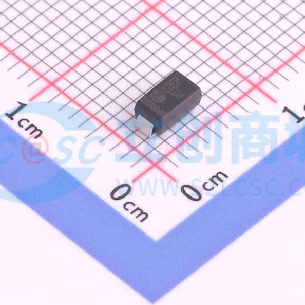 TVS 550V截止 峰值浪涌电流：0.46A实物图