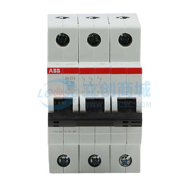 ABB SH200-C 系列微型断路器 SH203-C16实物图