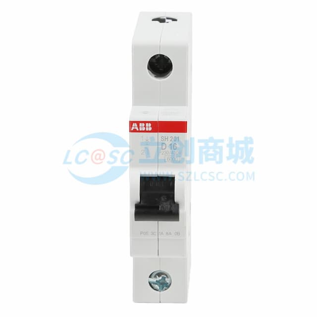 ABB 微型断路器 SH201-D16实物图