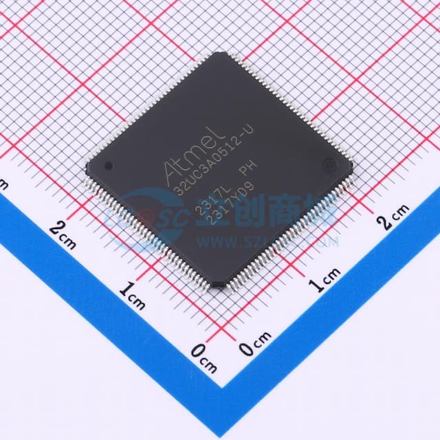 AT32UC3A0512-ALUR实物图