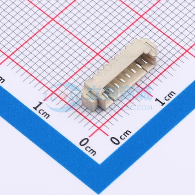1.25mm 1x8P卧贴实物图