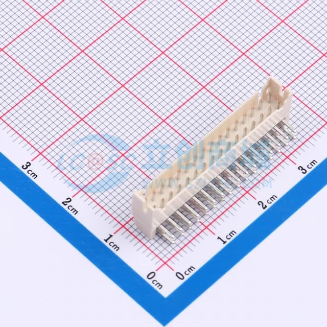 2x16P 间距:2mm 弯插 系列:PHD实物图