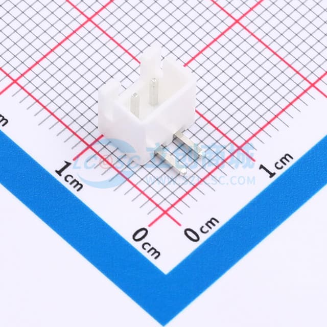 【插件】1x2P 间距:2.5mm 弯插 系列:XH实物图