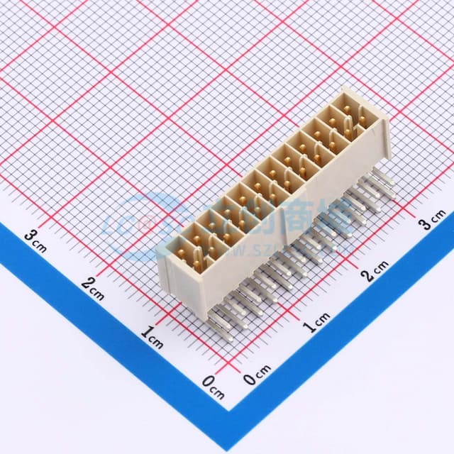 【插件】2x12P 间距:2.54mm 弯插实物图
