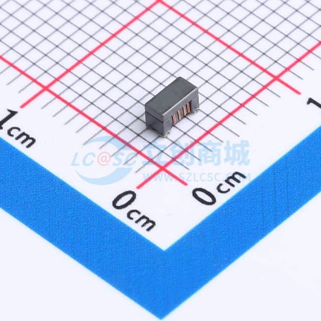 两路共模滤波器 阻抗:220Ω@100MHz 50V 公制尺寸:3216实物图