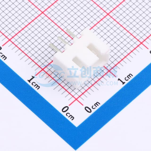 1x3P 间距:2.5mm 直插 系列:XH实物图
