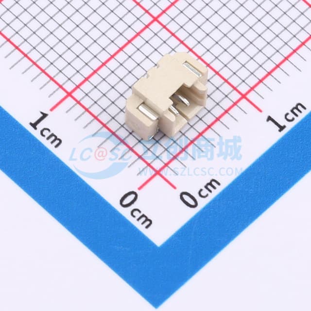 1x2P 间距:1.25mm 卧贴实物图