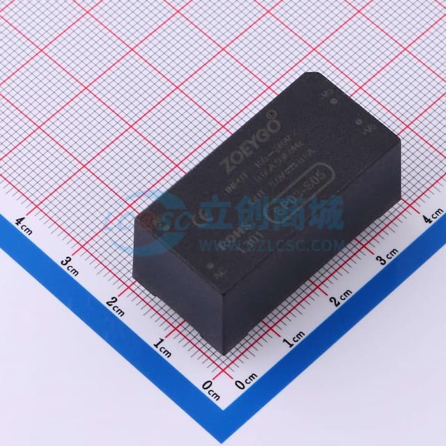3W AC-DC模块电源，宽电压输入，高效低损耗实物图