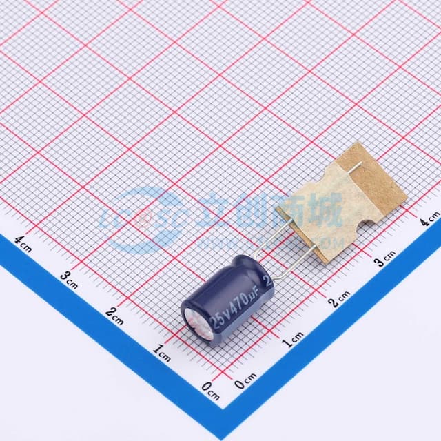 470uF ±20% 25V 【插件】实物图