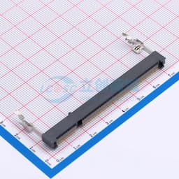 SO DIMM 插座，双倍数据速率（DDR）2，堆叠高度5.2 mm，直角模块方向，200针脚缩略图