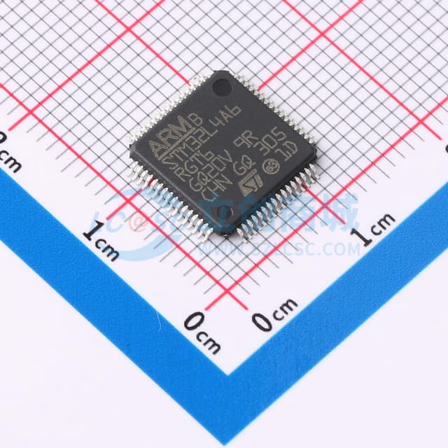 带FPU的超低功耗80 Mhz Arm Cortex-M4 MCU，具有1 MB Flash存储器、USB OTG、LCD、AES-256和DFSDM实物图