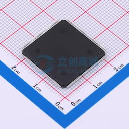 高性能和带 DP-FPU 的 DSP、配备 1 MByte 闪存和 564 KBytes RAM 的 Arm Cortex-M7 微控制器、550 MHz CPU、L1 缓存、外部内存接口、SMPS、包括加密加速器在内的外围设备子集缩略图