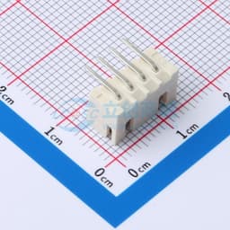 【插件】米色 1x4P 间距:2.54mm 弯插 系列:XH 插件铜缩略图
