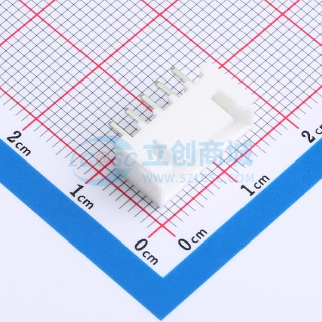 【插件】 1x5P 间距:2.5mm 直插 系列:XH实物图