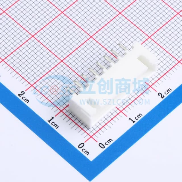 【插件】 1x8P 间距:2.5mm 直插 系列:XH实物图